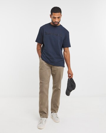 Timberland Embroided Logo T-Shirt - Navy