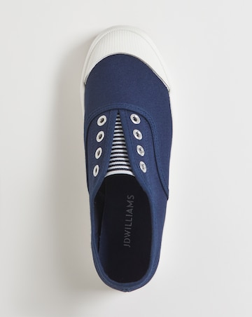 Canvas Slip On Shoe E Fit