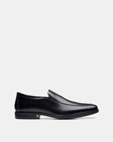 Clarks Howard Edge Wide Fit Shoe - Black