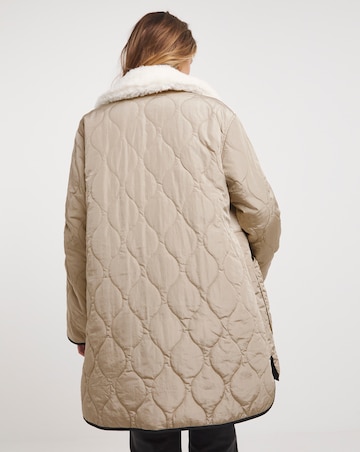 Neutral Reversible 2 in 1 Hybrid Coat