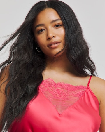 Figleaves Lace Stretch Satin Cami and Short Set