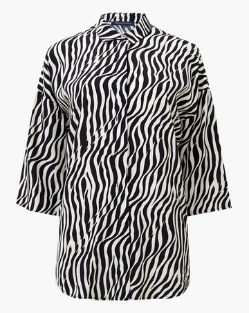 French Connection Zebra Print Shirt