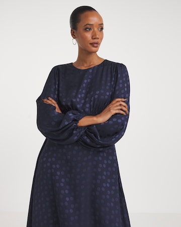 Joanna Hope Jacquard Spot Maxi Dress