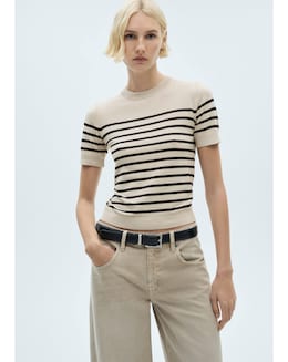 Mango Striped Sweater