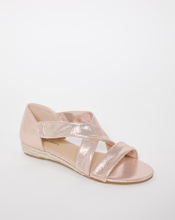 Sonya Multi Strap Espadrille - Extra Wide Fit (EEE)