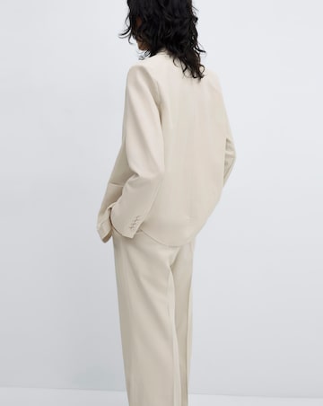Mango Light Grey Lyocell Alicate Blazer