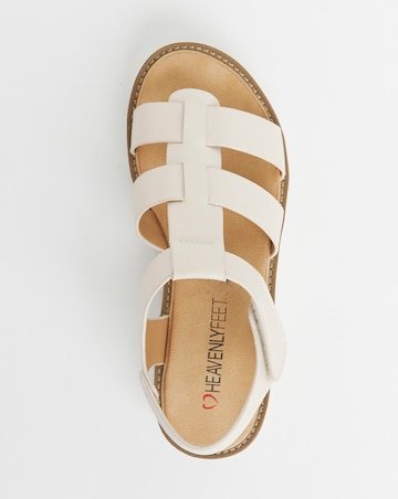 Heavenly Feet Nature Fisherman Sandals Wide Fit