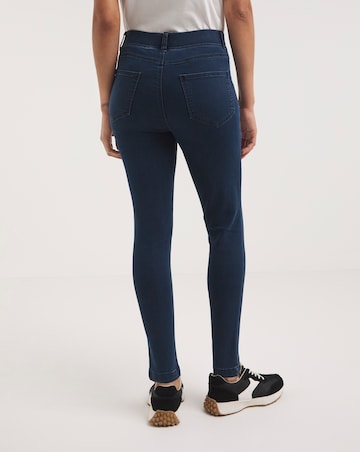 Amber Dark Indigo Pull On Skinny Jeggings