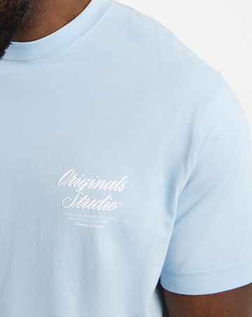 Jack & Jones Norrebro Back Graphic T-Shirt - Blue