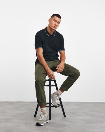 Pique Tipped Polo Long