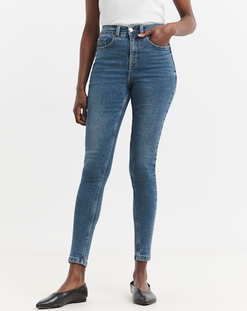 24/7 Light Mid Wash Skinny Jeans