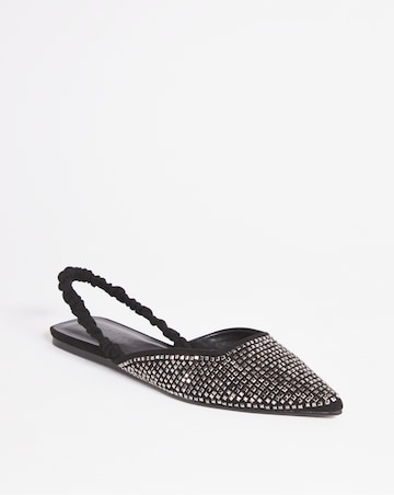 Lyon Embellished Flat Shoes - Extra Wide Fit (EEE)