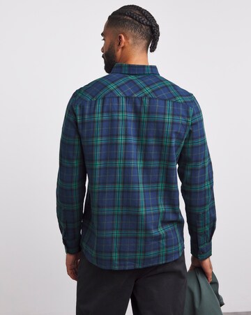 Long Sleeve Button Down Check Shirt