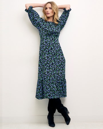 Nobody's Child Selena Long Sleeve Midi Dress