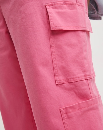 Hot Pink Double Pocket Cargo Trouser