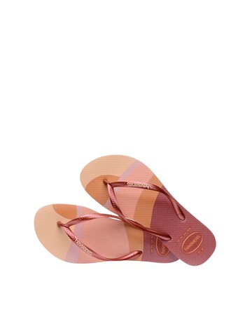 Havaianas Slim Glow Toe Post Flip Flop Sandals