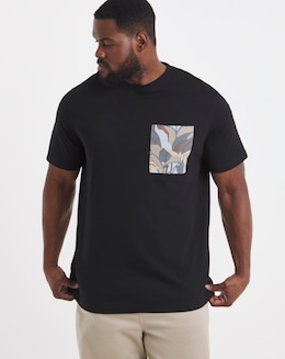 Jack &amp; Jones Avira Pocket T-Shirt - Black