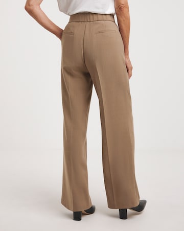 Pleated Wide Leg Trousers