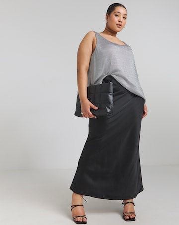 Simply Be Silver Chainmail Vest