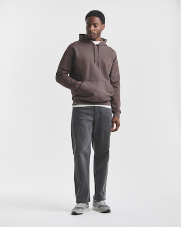 Union Garment Dyed Hoodie- Brown
