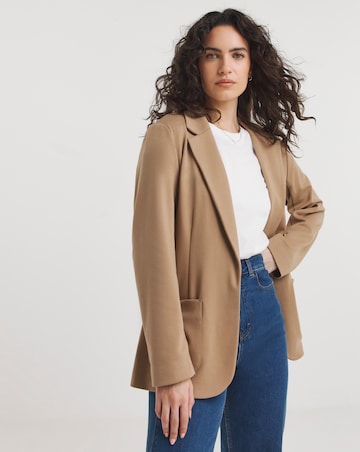 Unlined Throw On Blazer