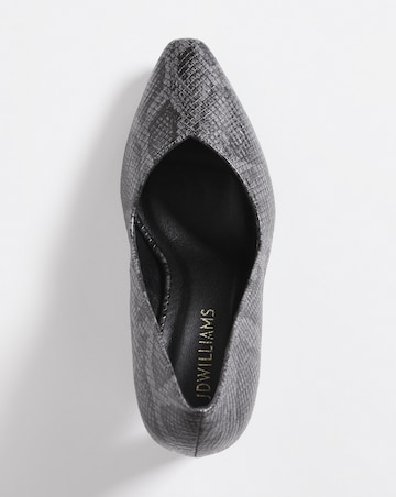 Heeled Court Shoe - Wide Fit (E)