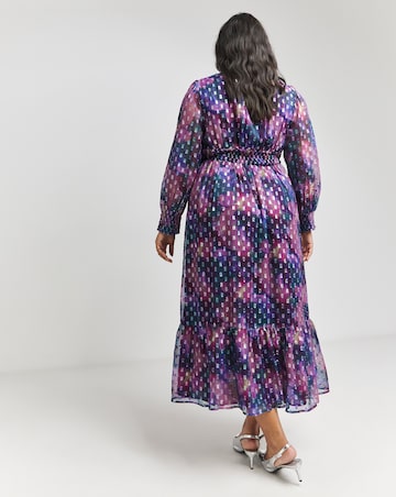 Lovedrobe Silver Detailing Midaxi Dress
