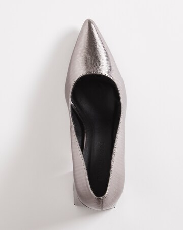 Croc Heeled Shoe - Extra Wide Fit (EEE)