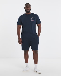 Jack &amp; Jones Verner T-Shirt &amp; Short Set - Navy