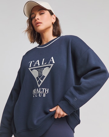 TALA Health Club Loose Hem Sweatshirt