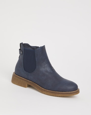 Cushion Walk Chelsea Boot Crepe Sole Extra Wide EEE Fit