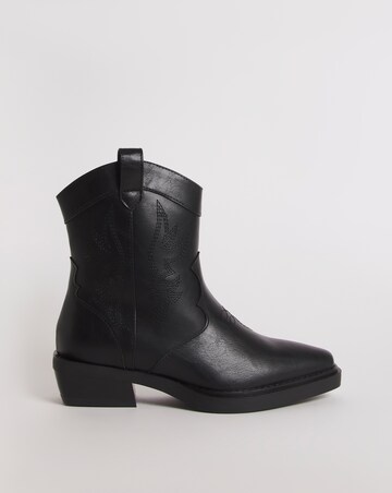 Vita Classic Ankle Western Cowboy Boots - Extra Wide Fit (EEE)