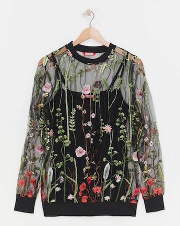 Joe Browns Beautiful Embroidered Top with Cami