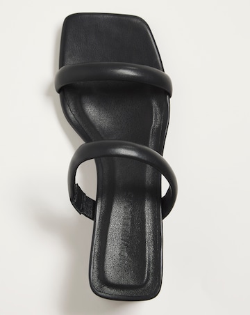 Tortoise Heel Mule Sandal EEE Fit