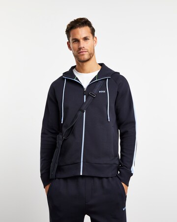 BOSS Navy Side Stripe Tracksuit