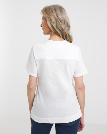 Julipa Contrast Stitch Pure Cotton Top