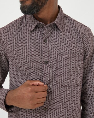 FatFace Long Sleeve Print Shirt