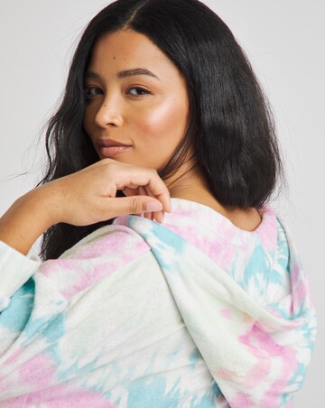 Tie Dye Soft Towelling Lounge Set