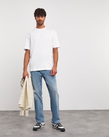 BOSS Short Sleeve BB Metallic Logo White T-shirt