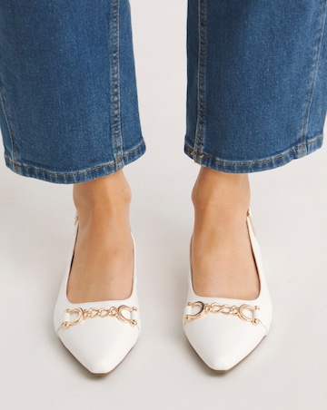 Susanna Slingback Shoe With Trim - Extra Wide Fit (EEE)