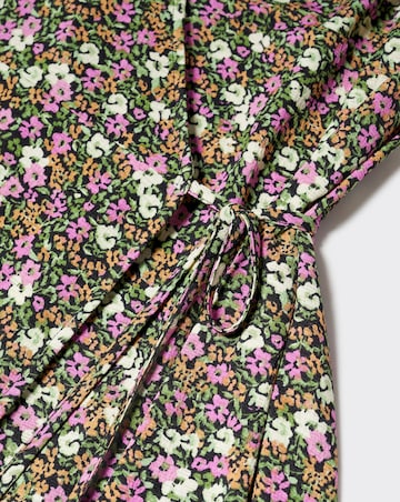 Mango Martis Printed Cut-Out Detail Dress
