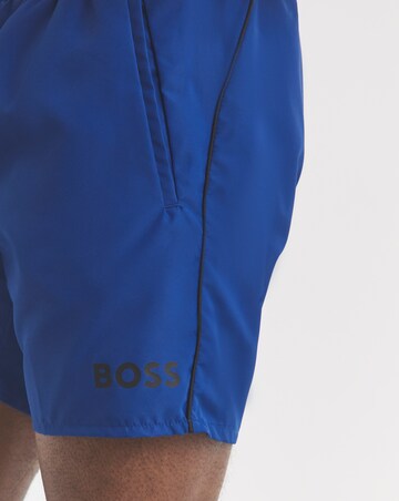 BOSS Starfish Side Stripe Swimshort - Bright Blue