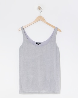 Simply Be Silver Chainmail Vest