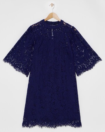 Joanna Hope Navy Lace Swing Dress