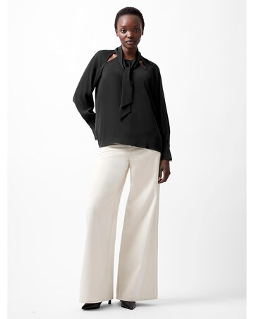 French Connection Carmen Crepe Tie Blouse