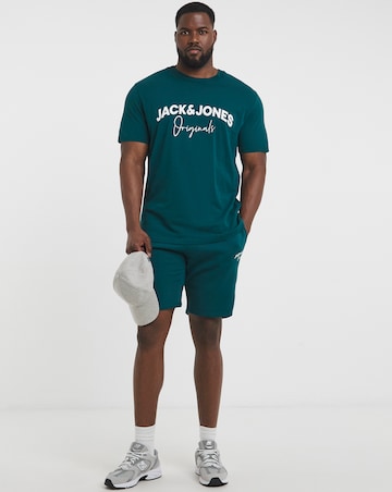 Jack & Jones T-Shirt & Short Set - Deep Teal
