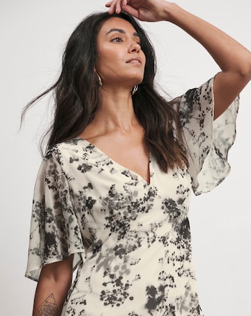Joanna Hope Crinkle Column Dress