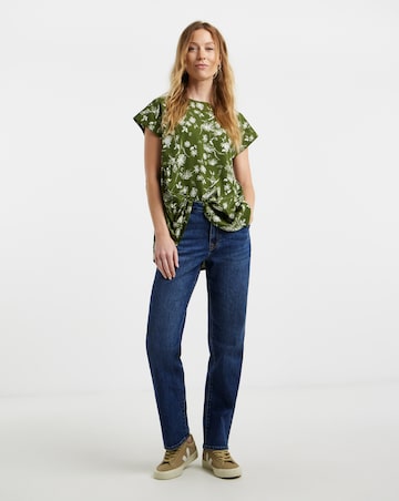 Short Sleeve Smock Top