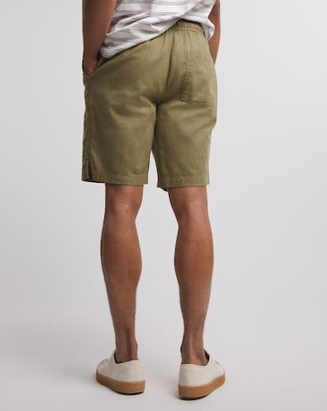 Linen Mix Elasticated Short