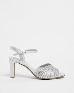 Joanna Hope Peep Toe Occasion Sandal - Wide Fit (E)